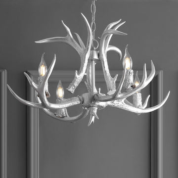 Eldora Adjustable Resin Antler LED Chandelier